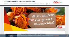 Desktop Screenshot of cdusz.de